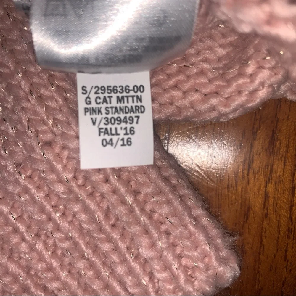GAP Kids Girls Pink Cat Covertible Kitten Mittens Fingerless Gloves Size S 5/6